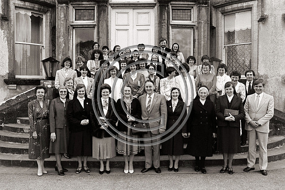 Presentation school staff 1986