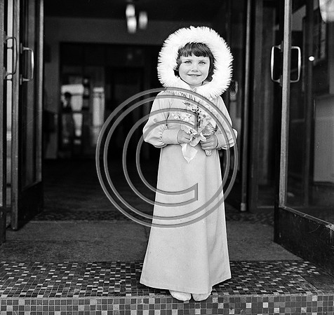 Flowergirl at Ryan wedding Tralee march 1974